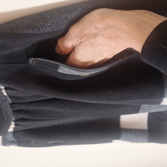 Free People Buffalo Plaid Mini Skirt Size 10 - Picture 5 of 7